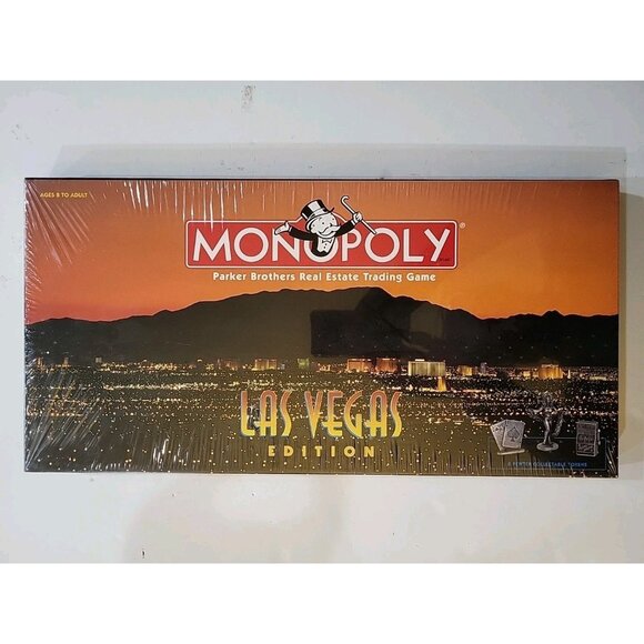 Monopoly Las Vegas 1997 Edition Board Game Brand New In Original Shrink Wrap NIB - Picture 1 of 7